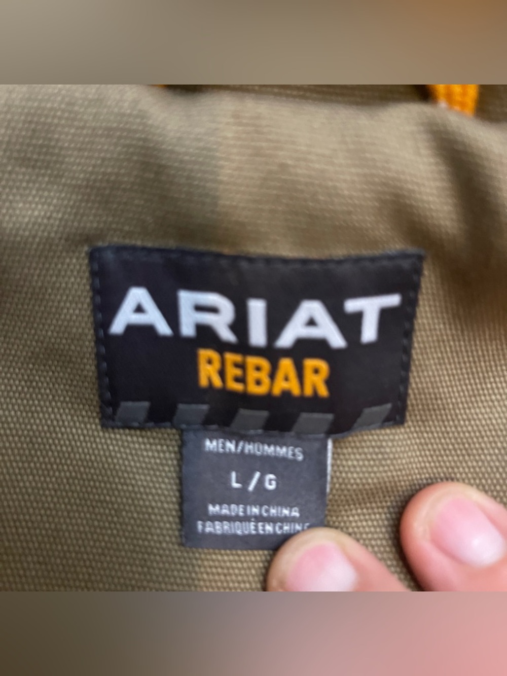 ARIAT REBAR Vest Large Wren Sherpa Lining Duracanvas Tough Max - Picture 6 of 12